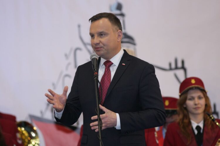 Prezydent Andrzej Duda z wizytą w Żarach, 31 stycznia 2018r., fot. archiwum Radia Zachód