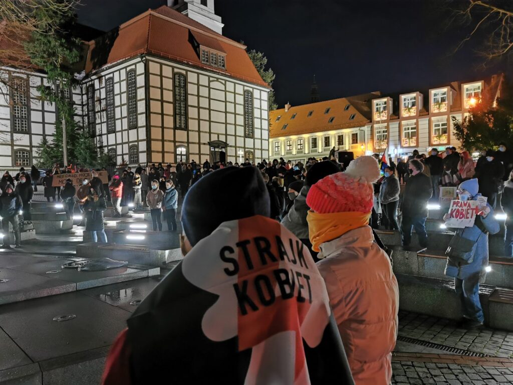 Protest aborcyjny w Zielonej Górze