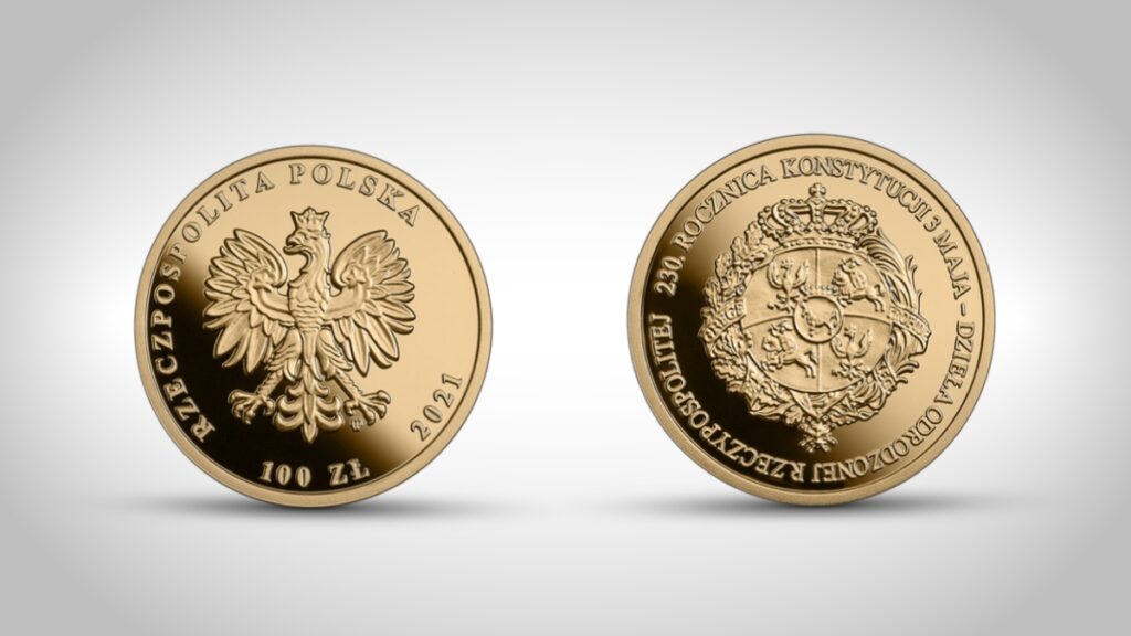 Rocznica Konstytucji 3 Maja upamiętniona w monetach