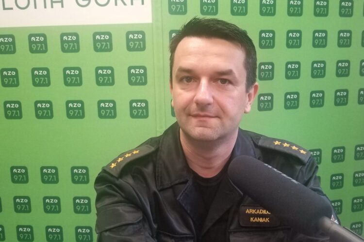 Arkadiusz Kaniak, rzecznik prasowy PSP w Zielonej Górze
