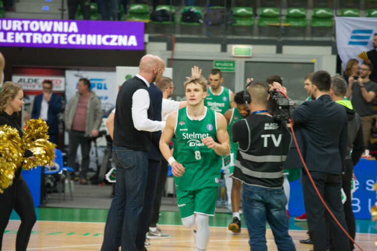 Filip Matczak kilka sezonów temu w barwach Enei Zastalu BC Zielona Góra (fot. Krzysztof Filmanowicz)