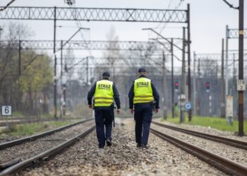 archiwalny materiał prasowy Straż Ochrony Kolei