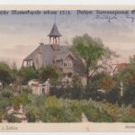 Kapliczka na Winnicy. Widok przedwojenny. Pocztówka ze zbiorów Bartłomieja Gruszki