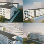 Wizualizacja Lubuskiego Centrum Onkologii. Miało ono powstać na terenie szpitala tuż za polikliniką. Fot. Szpital Uniwersytecki w Zielonej Górze