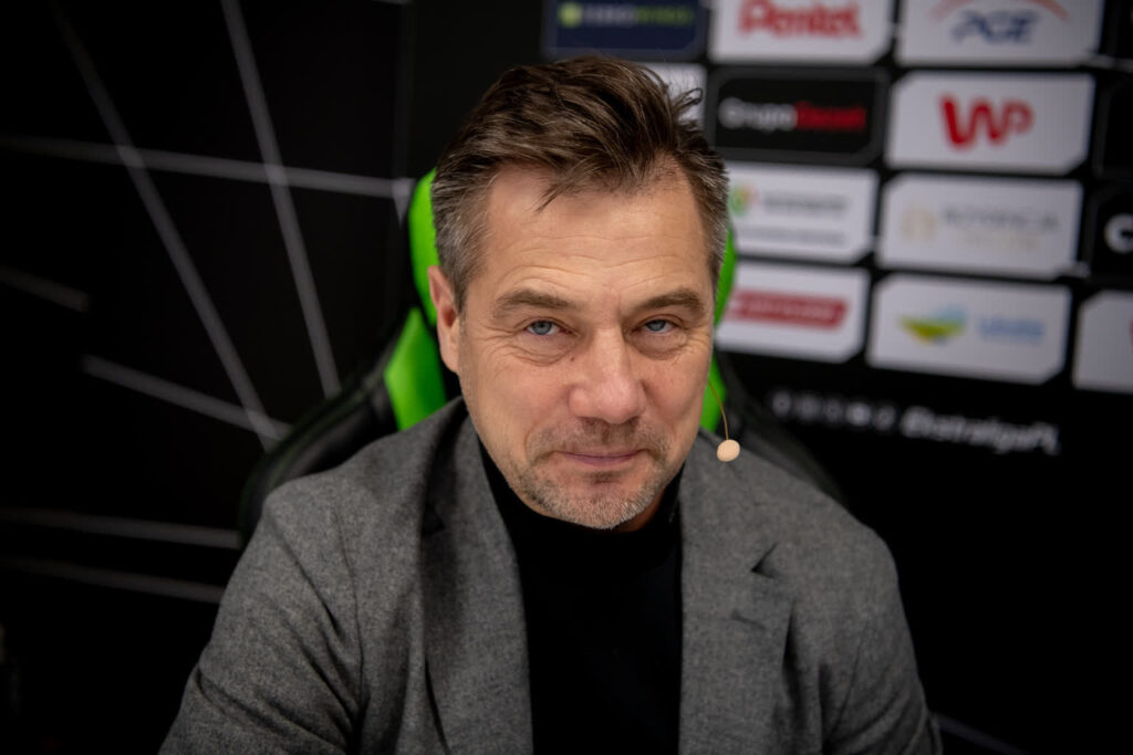 Adam Goliński - Prezes Zielonogórskiego Klubu Żużlowego SSA (fot. Krzysztof Filmanowicz)