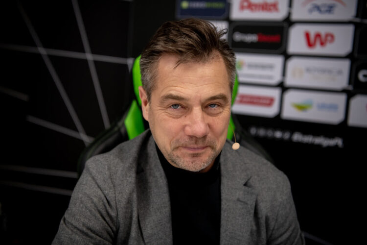 Adam Goliński - Prezes Zielonogórskiego Klubu Żużlowego SSA (fot. Krzysztof Filmanowicz)