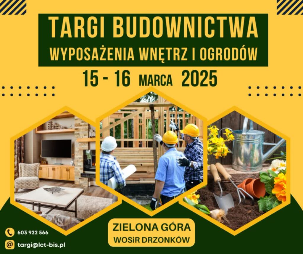Fot. Targi Budownictwa, Wyposażenia Wnętrz i Ogrodów Zielona Góra-Drzonków/FB