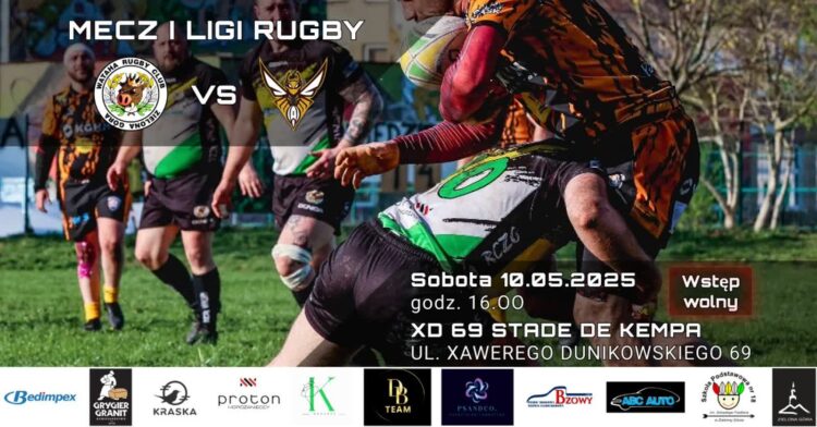 plakat meczowy: Wataha Rugby Club Zielona Góra