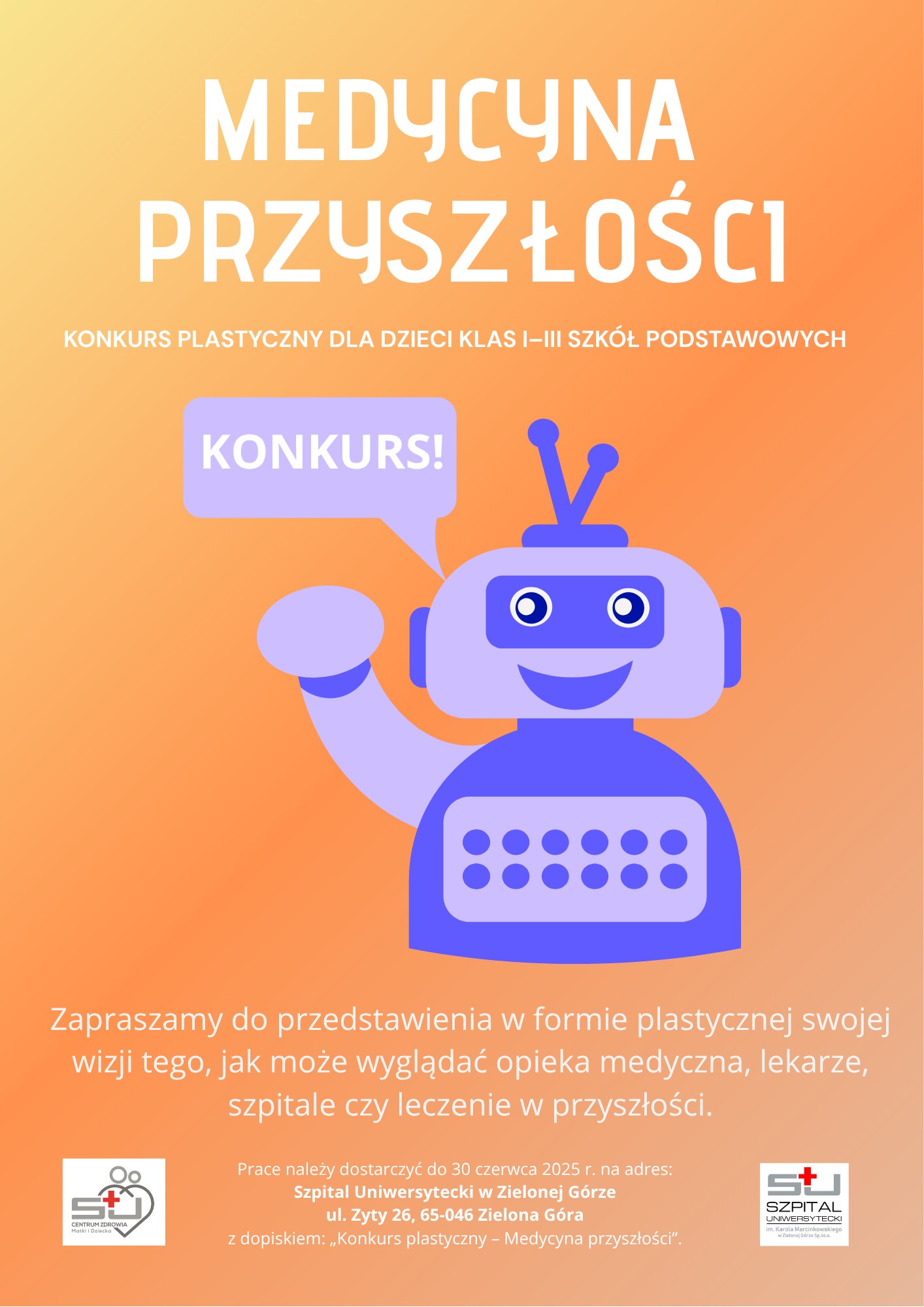 Szpital Uniwersytecki ogłasza konkurs plastyczny dla uczniów klas 1-3 Radio Zachód - Lubuskie