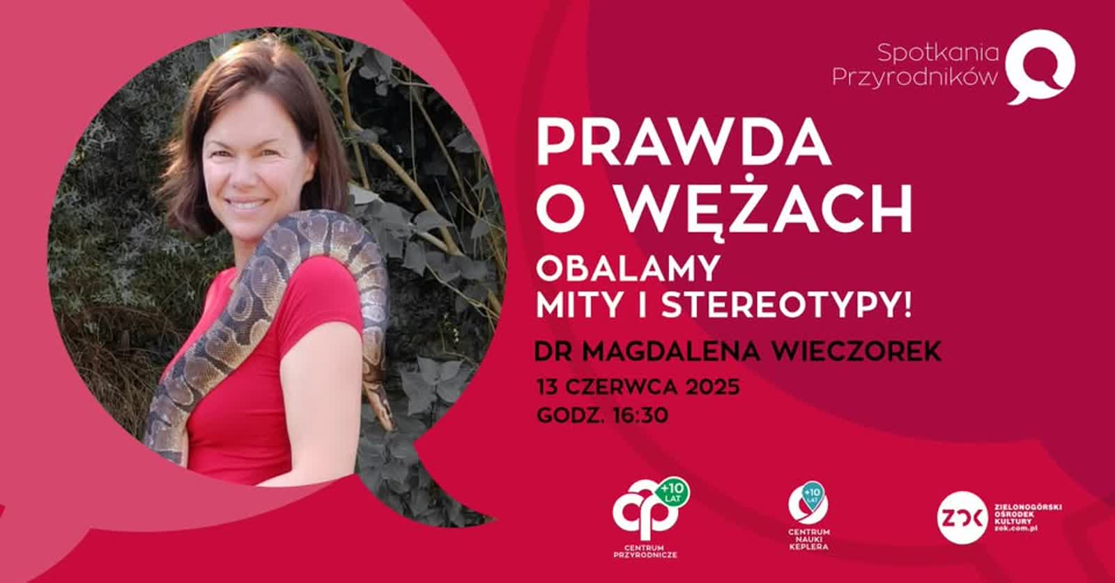Specjaliści opowiedzą o wężach