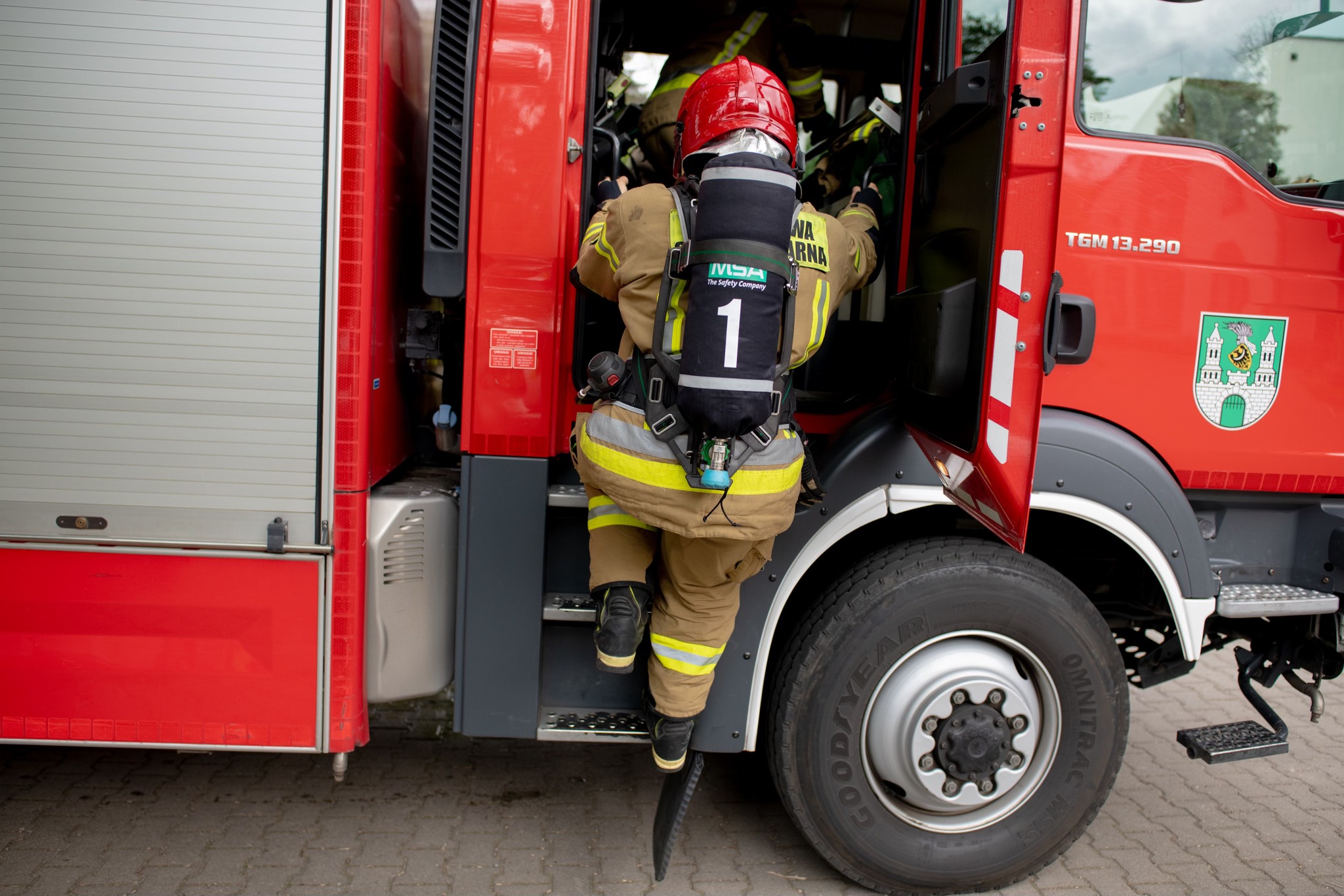 Słone: pożar domu jednorodzinnego