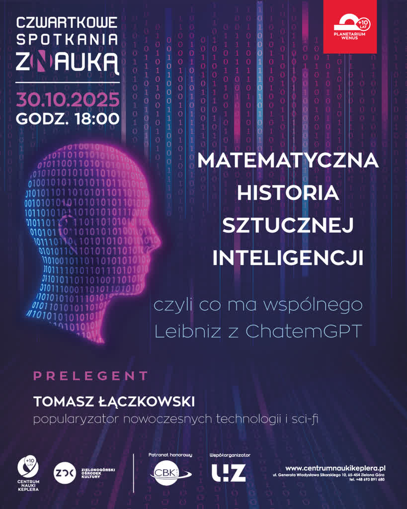 Historia sztucznej inteligencji. W czwartek spotkanie dla mieszkańców