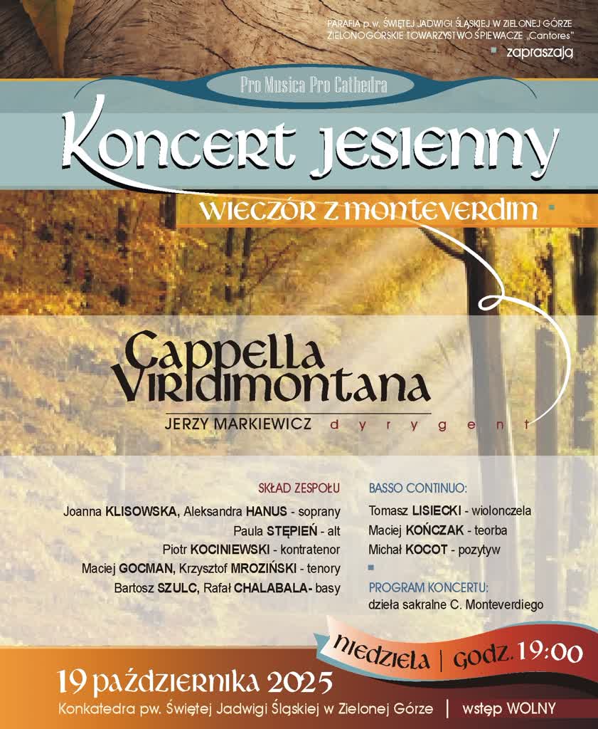 Cappella Viridimontana. Koncert jesienny
