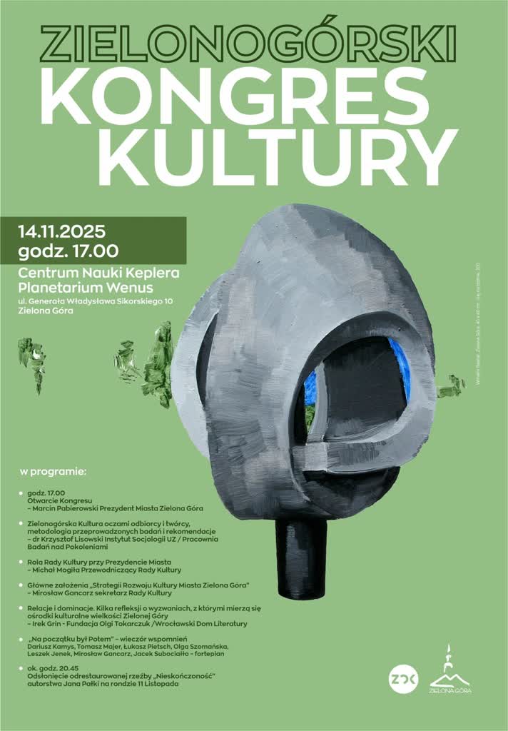 W piątek w Zielonej Górze kongres kulturalny