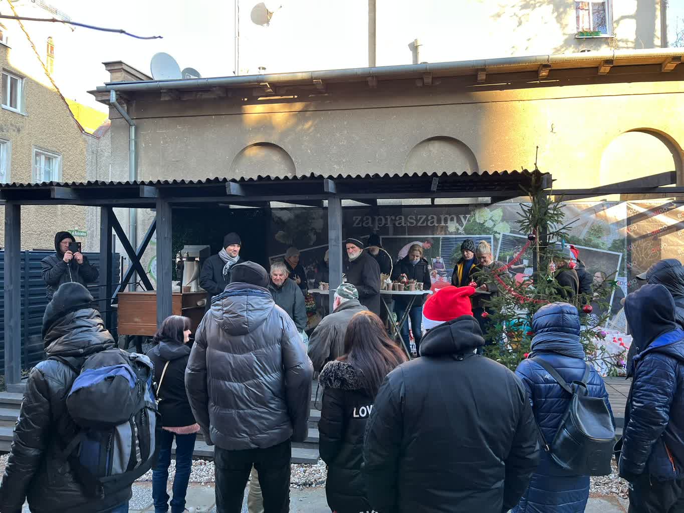 Wigilia na ulicy, organizowana przez Fundację RONDO