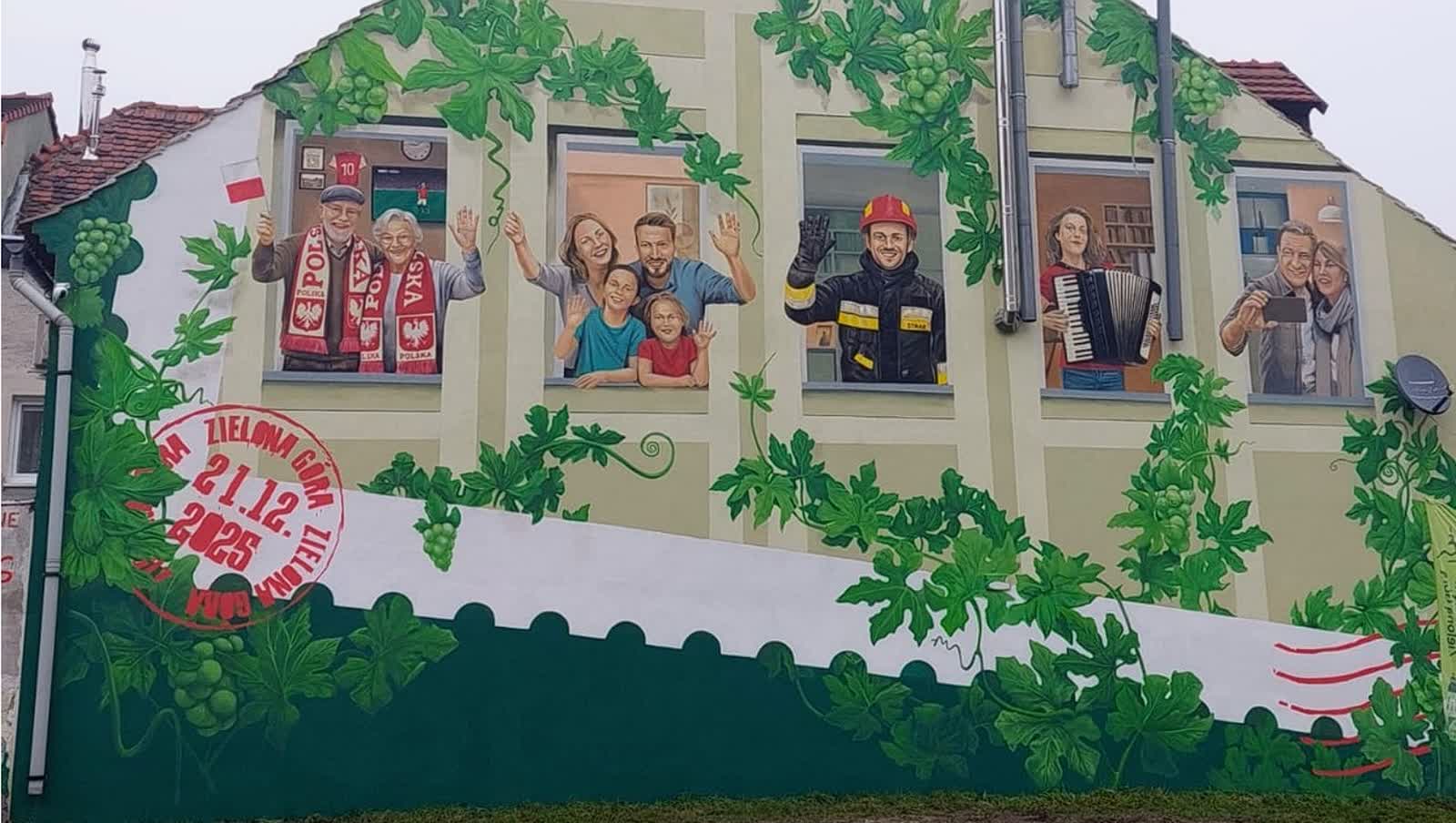 Odsłonięcie muralu przy ul. Licealnej