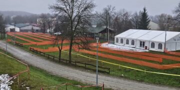 Trasa wyścigu; fot. Facebook/Zawody kolarskie LKS Trasy Zielona Góra