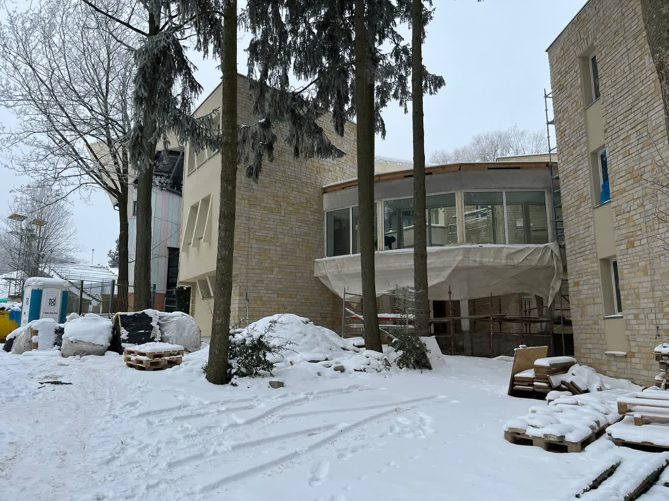 Trwa remont siedziby ZOK przy ul. Festiwalowej