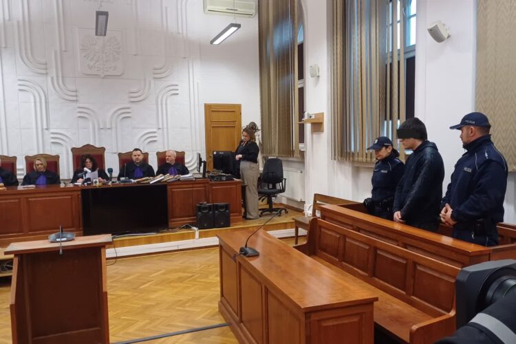 Ogłoszenie wyroku ws. Roberta P., zabójcy swojego 7-miesięcznego syna (fot. Piotr Bakselerowicz)