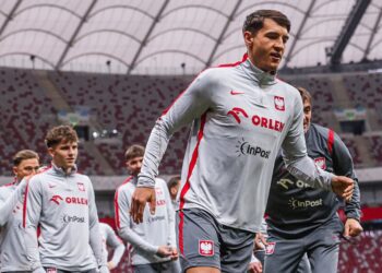 Oficjalny trening przed meczem z Albanią. Fot. Łączy nas piłka/FB