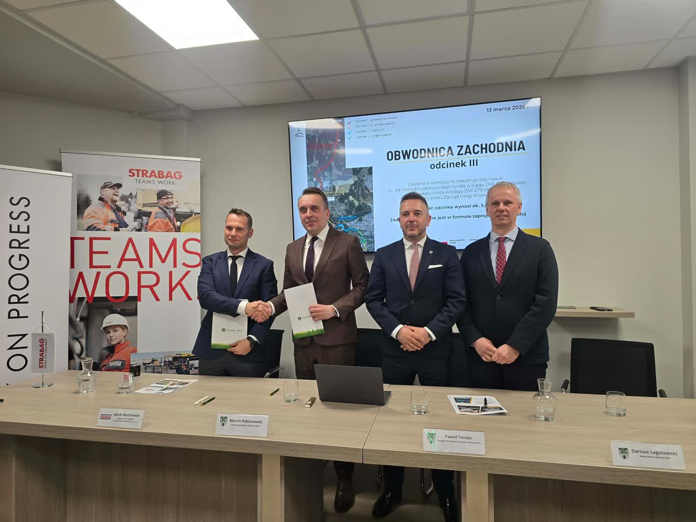 Podpisanie umowy na budowę kolejnego odcinka obwodnicy zachodniej