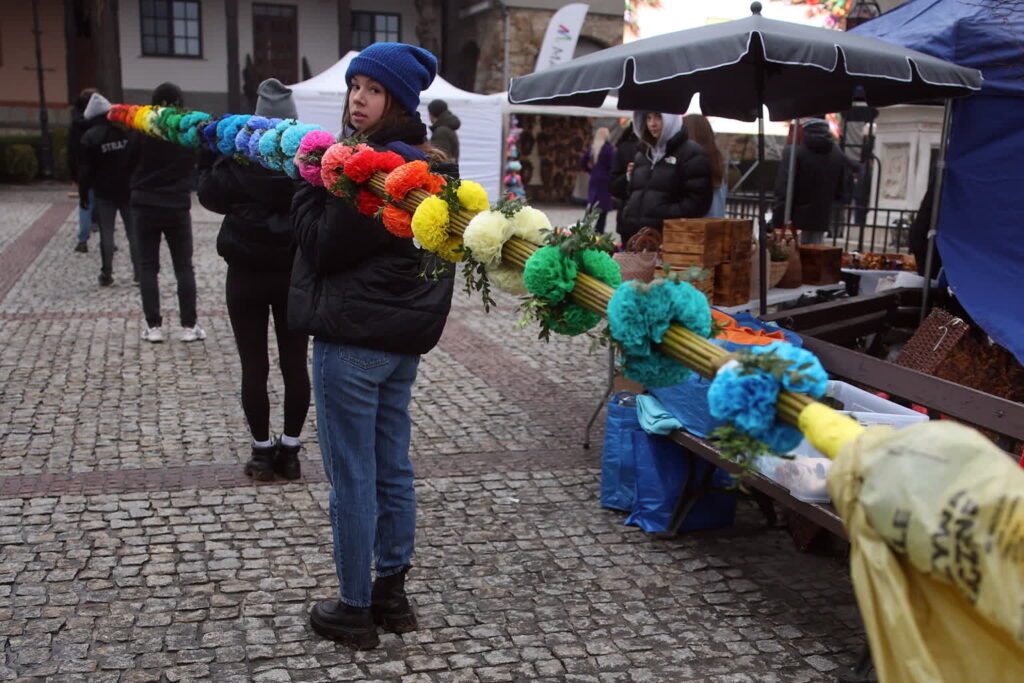 LIPNICA MUROWANA KONKURS PALM WIELKANOCNYCH. Fot. PAP/Łukasz Gągulski