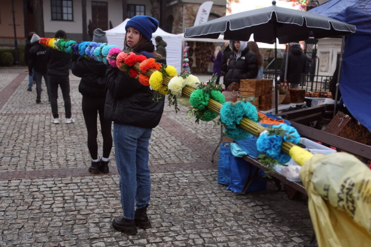 LIPNICA MUROWANA KONKURS PALM WIELKANOCNYCH. Fot. PAP/Łukasz Gągulski