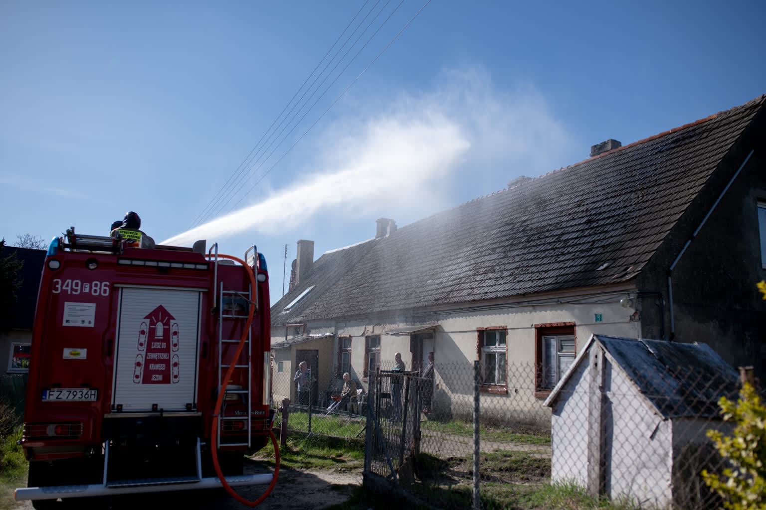 Śmigus-dyngus z zielonogórskimi strażakami