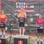 Maria Krukowska na czele podium kobiet (fot. Jakub Lesiński)