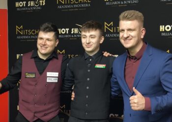 Od lewej: Mateusz Baranowski, Antoni Kowalski i Marcin Nitschke (fot. Paweł Górski)