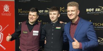 Od lewej: Mateusz Baranowski, Antoni Kowalski i Marcin Nitschke (fot. Paweł Górski)