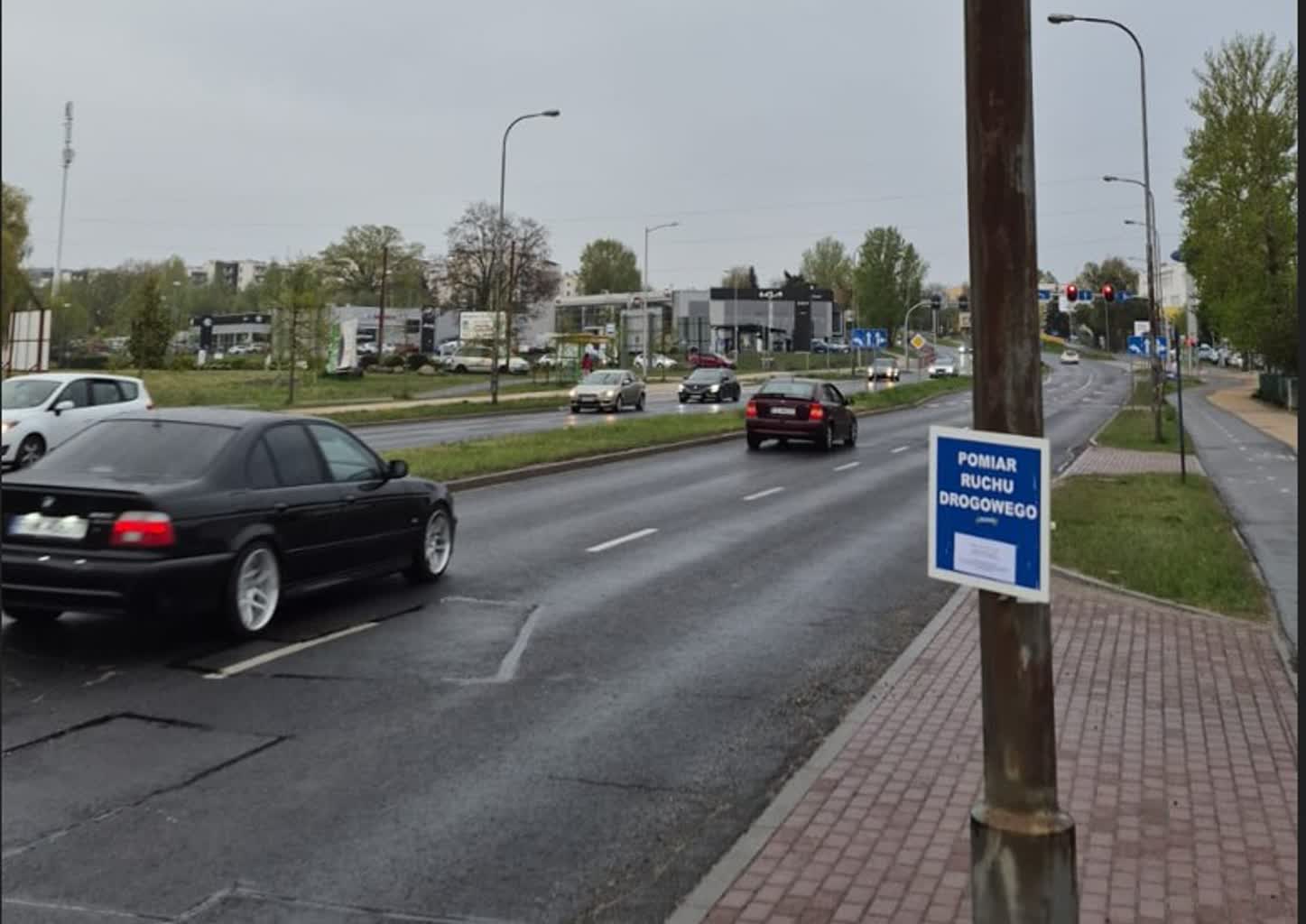 Pomiary natężenia ruchu drogowego w mieście