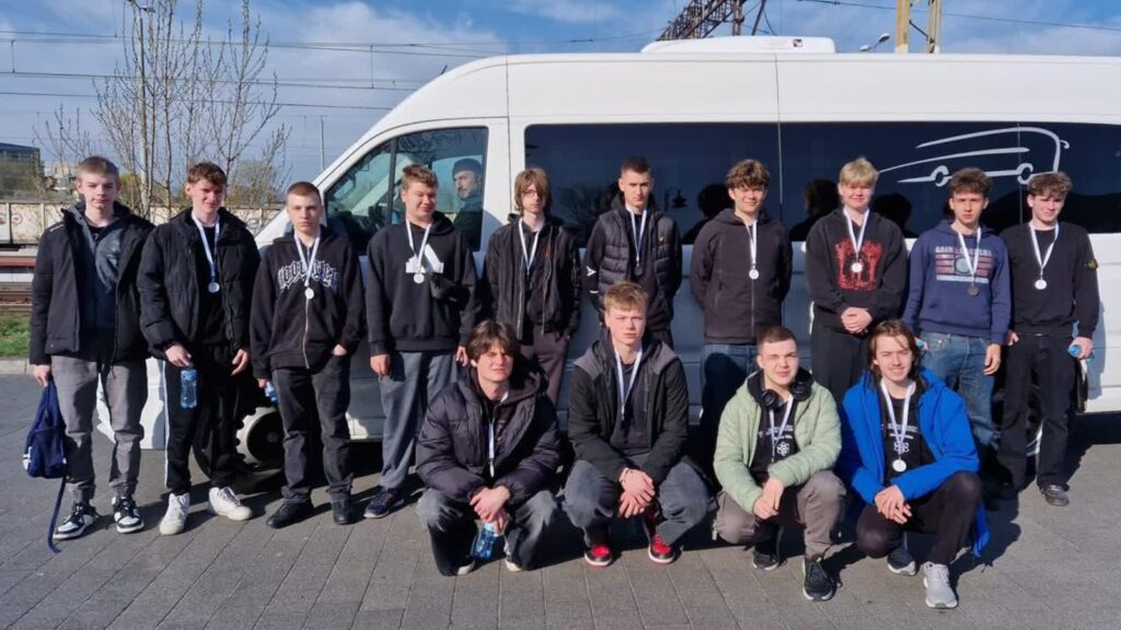 Drużyna CKZiU Elektronik w Zielonej Górze biorąca udział w STEAMSkills Lubuskie. Fot.CKZiU Elektronik/FB