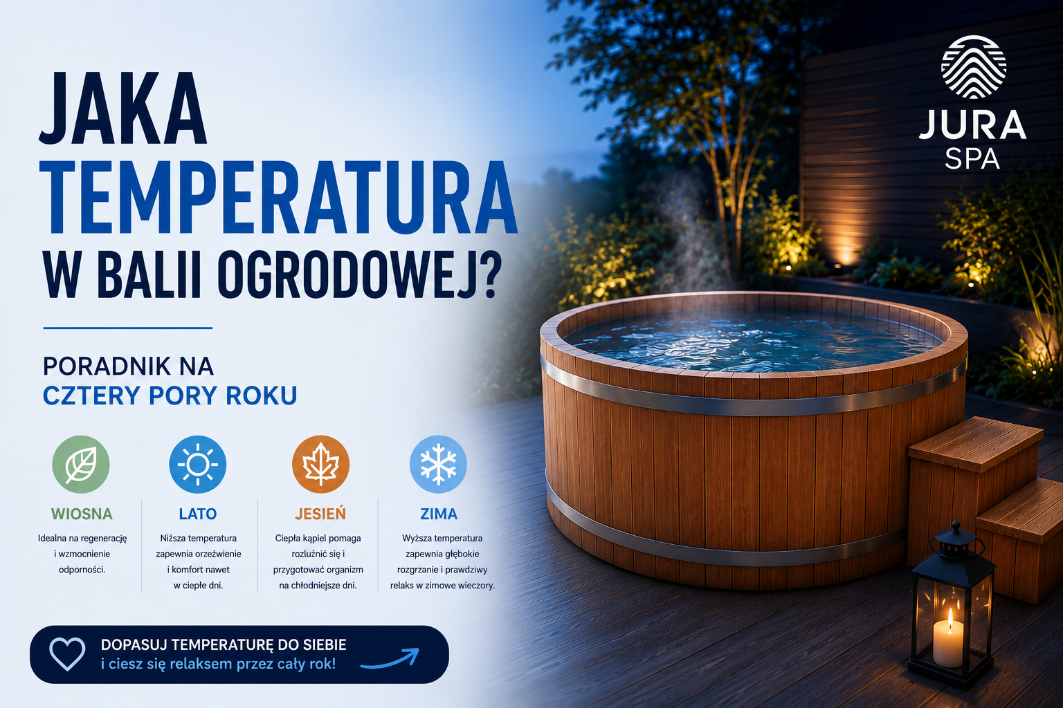 Jaka temperatura w balii ogrodowej? Poradnik na cztery pory roku