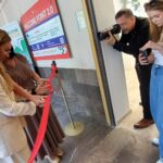 Uniwersytet Zielonogórski. Otwarcie "welcome point" na kampusie A (fot. Piotr Bakselerowicz)
