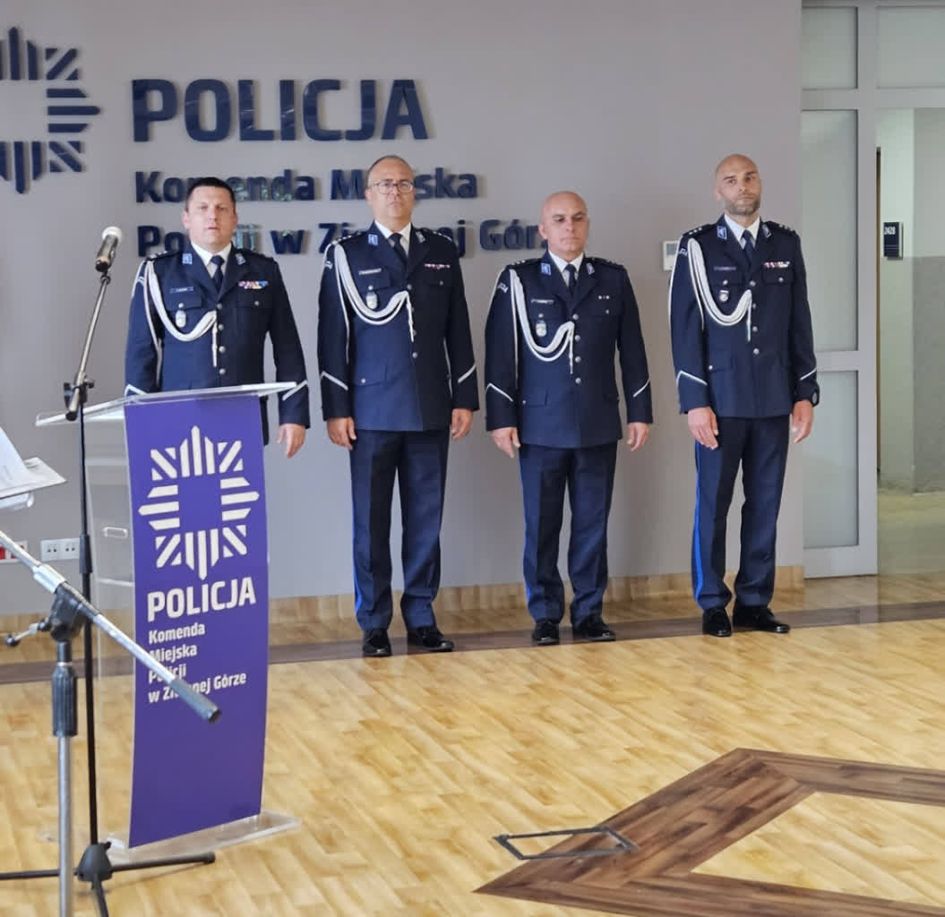 Komisarz Bartosz Janik nowym zastępcą komendanta w Zielonej Górze