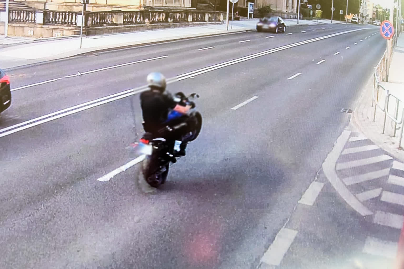 Brawurowa jazda motocyklisty w Zielonej Górze zakończona wysoką karą