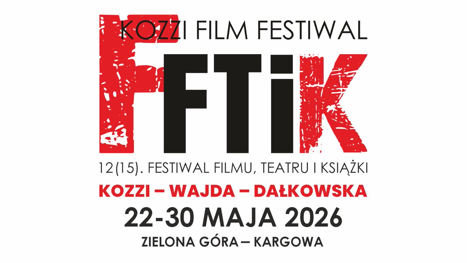 Święto kina i książki – zbliża się 15. edycja Kozzi Film Festiwal