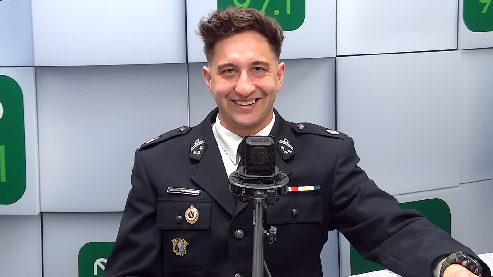 Amadeusz Januszewski , komendant gminny OSP