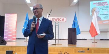 Otwarte spotkanie z Włodzimierzem Czarzastym w Zielonej Górze (fot. Piotr Bakselerowicz)