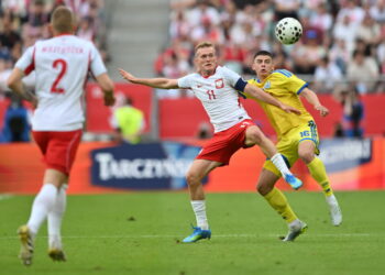 MECZ TOWARZYSKI POLSKA UKRAINA. Fot. PAP/Maciej Kulczyński