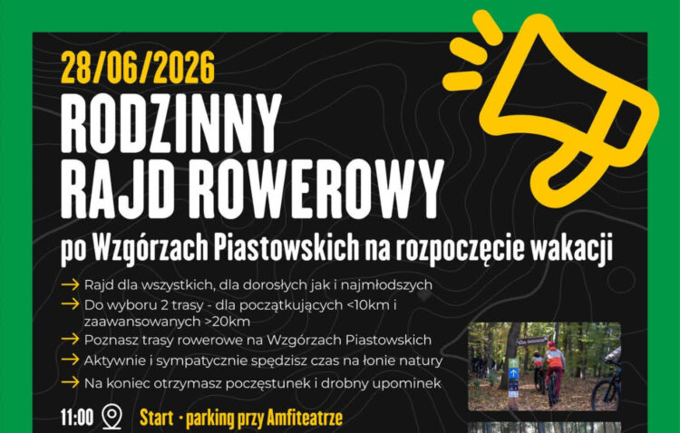 "Rodzinny Rajd Rowerowy" - MTB Wzgórza Piastowskie