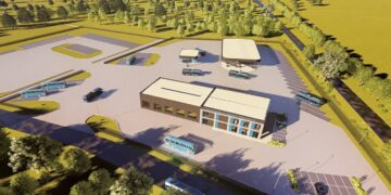 Wizualizacja projektu, fot: Zielonogórska Komunikacja Powiatowa