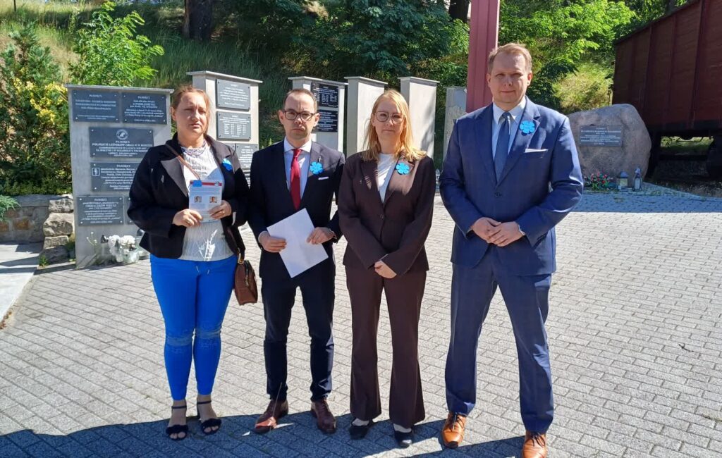 Briefing prasowy lubuskich działaczy Konfederacji (fot. Piotr Bakselerowicz)