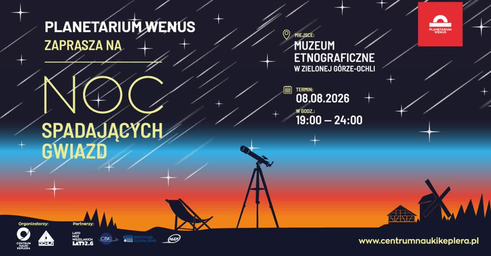 W weekend patrzymy w niebo. Noc Spadających Gwiazd w skansenie