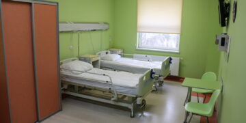 Sala oddziału ginekologiczno-położniczego w Szpitalu im. Ryszarda Rzepki w Sulechowie (mat. prasowe)