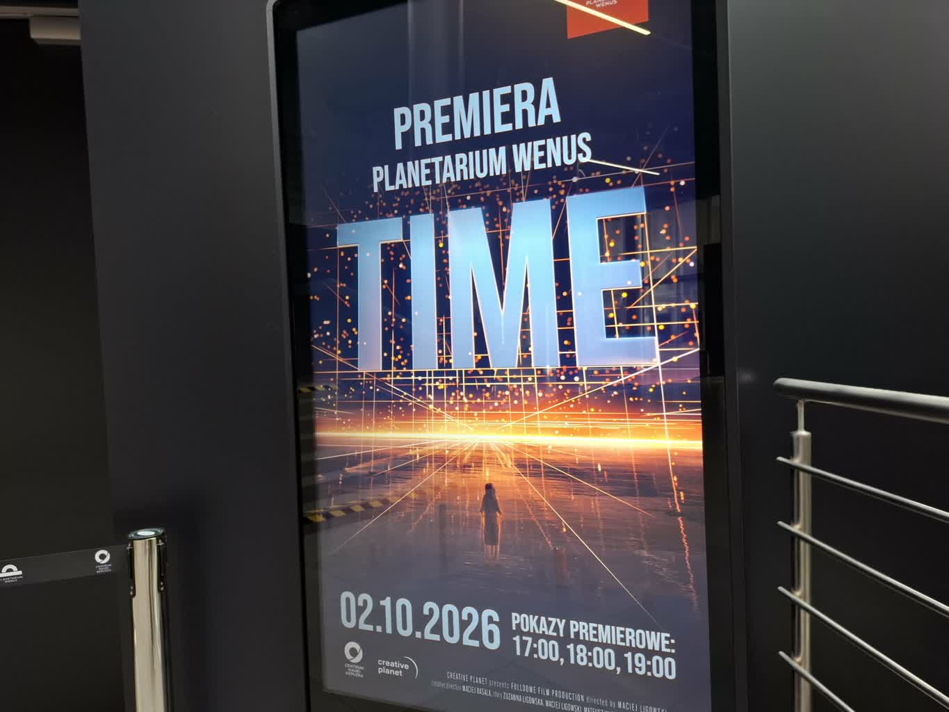 „Time” – nowy pokaz od października w Planetarium Wenus
