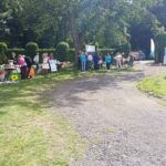 Przegląd podmiotów ekonomii społecznej na terenie pałacu w Bojadłach. Wydarzenie zorganizował ROPS w Zielonej Górze (fot. Piotr Bakselerowicz)