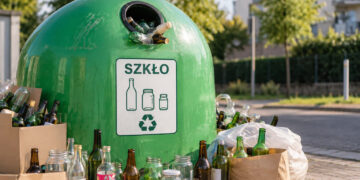 pojemnik na szkło/zdjęcie wygenerowane przez sztuczną inteligencję