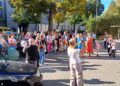 Cichy protest przeciwko zamknięciu porodówki w szpitalu w Sulechowie (fot. Piotr Bakselerowicz)